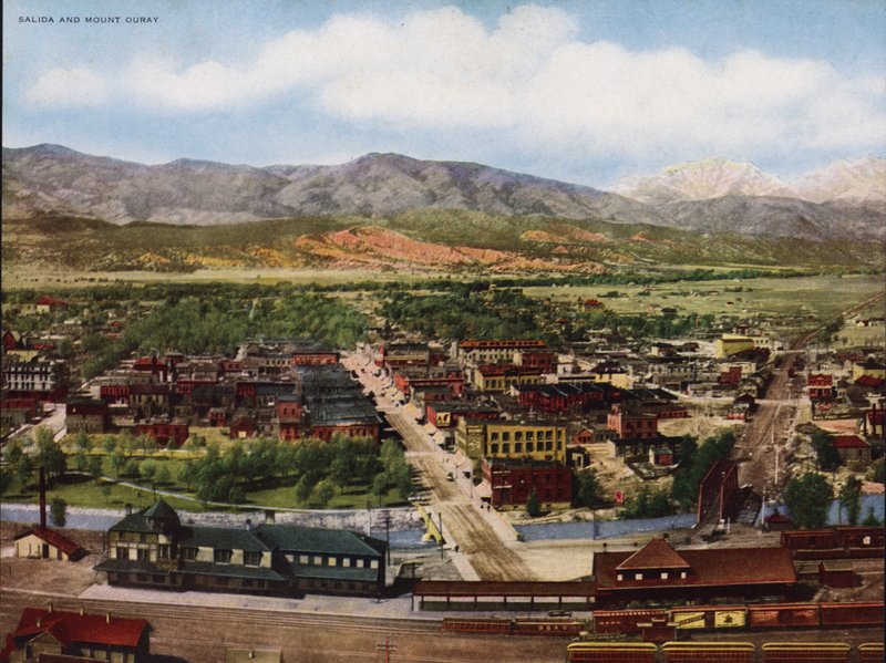 Salida e Monte Ouray (fotografia a cores) de American Photographer