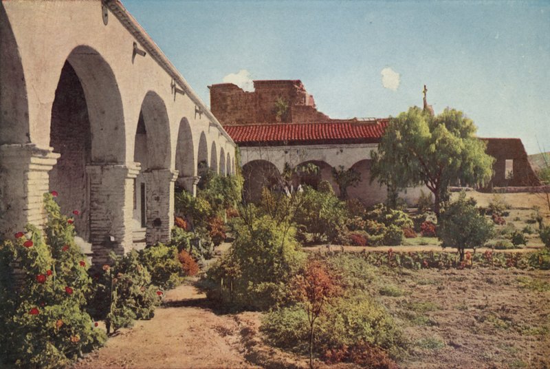 Missão San Juan Capistrano, Califórnia (foto colorida) de American Photographer