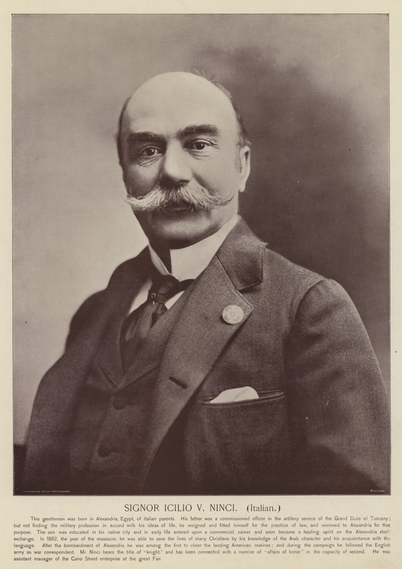 Signor Icilio V Ninci, italiano de American Photographer