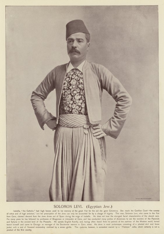 Solomon Levi, judeu egípcio de American Photographer