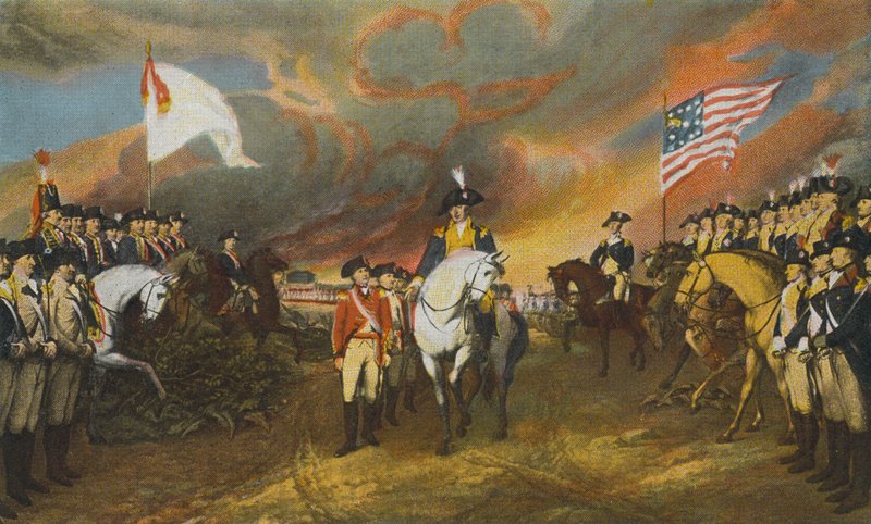 Rendição de Cornwallis, Capitólio dos EUA (fotografia a cores) de American Photographer