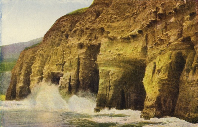 As grutas de La Jolla (fotografia a cores) de American Photographer