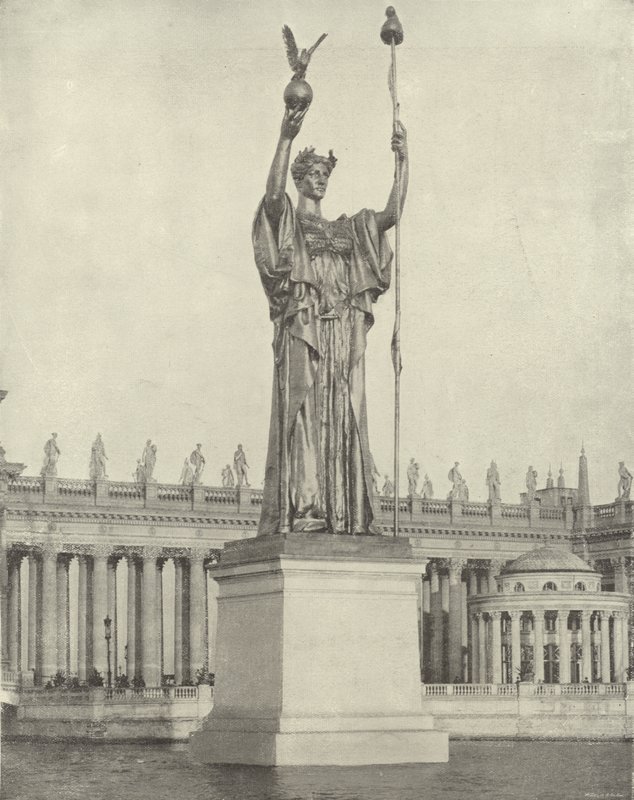 A estátua heróica da república de American Photographer