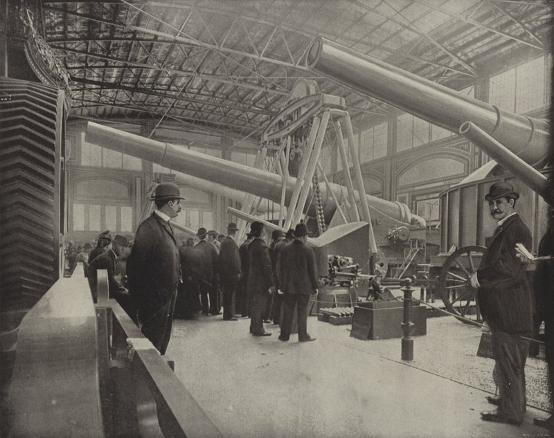 A exibição da arma Krupp de American Photographer