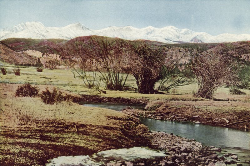 A faixa de neve, perto de Trinidad, Colorado (foto colorida) de American Photographer