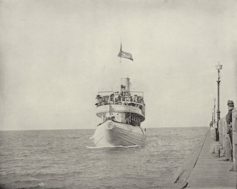 O navio a vapor Whaleback de American Photographer