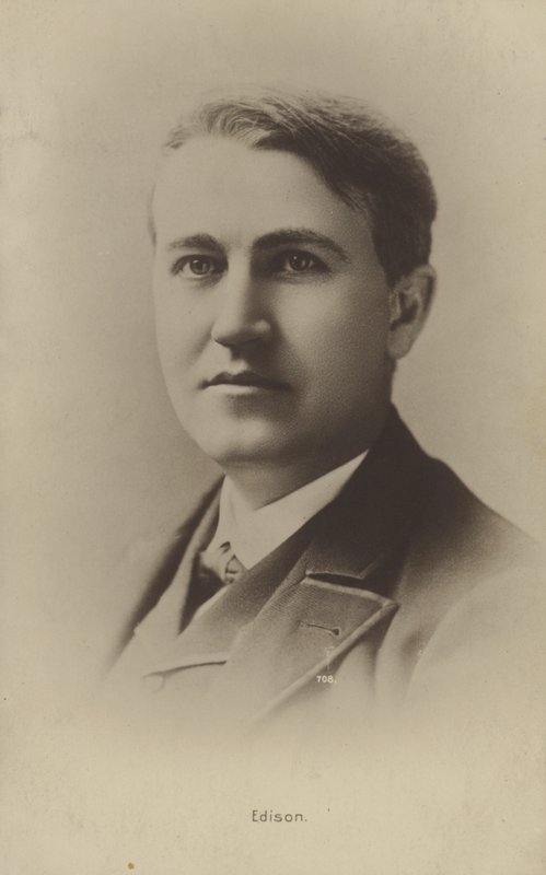 Thomas Edison (1847-1931), inventor americano de American Photographer