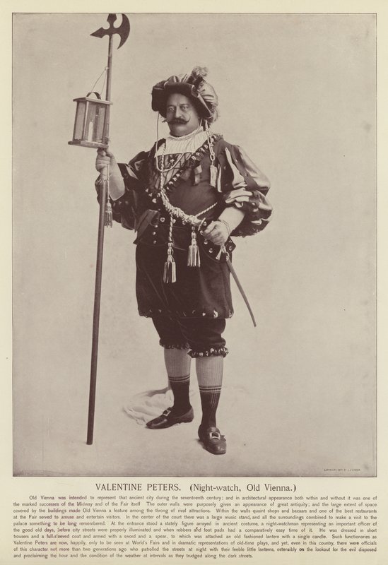 Valentine Peters, vigia da noite, Old Vienna de American Photographer