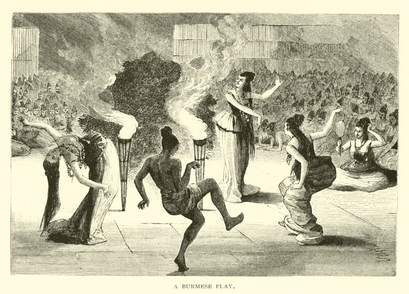 Um jogo birmanês de American School