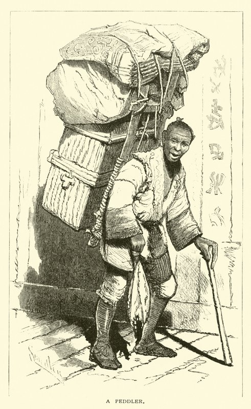 Um vendedor ambulante de American School