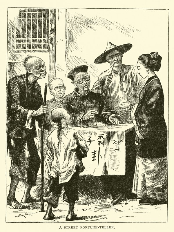 Uma cartomante de rua de American School