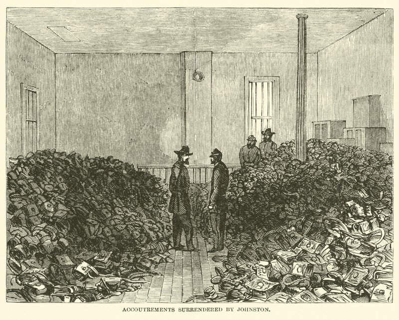 Acessórios entregues por Johnston, abril de 1865 de American School