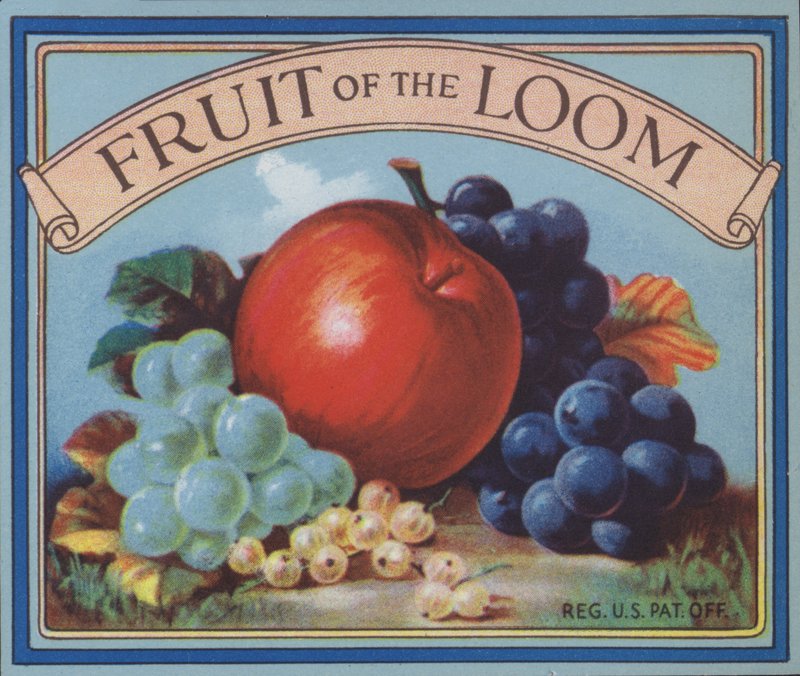 Anúncio para Roupa de Fruta do Tear (cor litho) de American School
