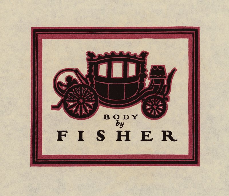 Marcas Comerciais e Dispositivos Americanos: Fisher Body Corporation, Detroit (litho) de American School