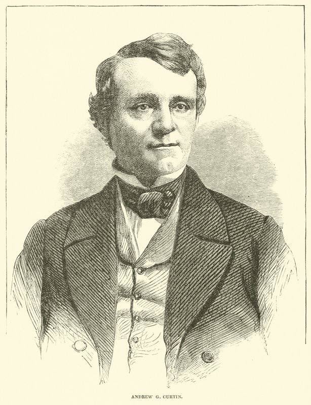 Andrew G Curtin, dezembro de 1863 de American School