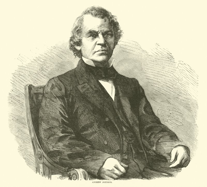 Andrew Johnson, abril de 1865 de American School
