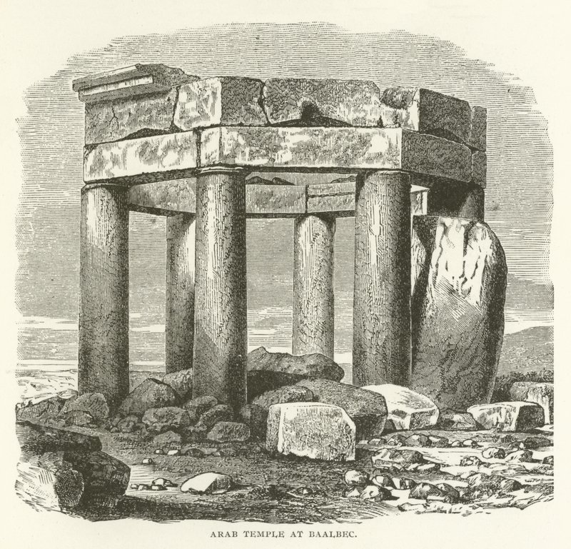 Templo árabe em Baalbec de American School