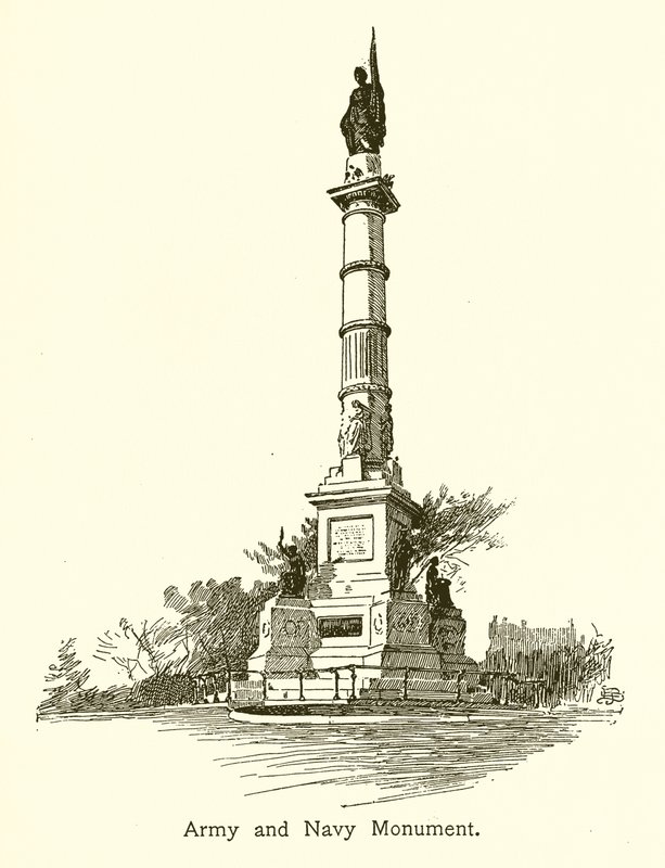 Monumento do Exército e da Marinha, Boston Common de American School