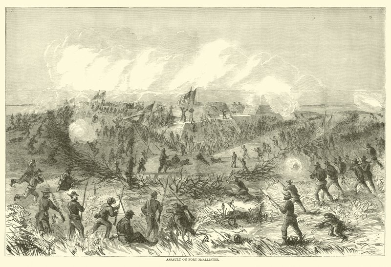 Assalto a Fort McAllister, dezembro de 1864 de American School