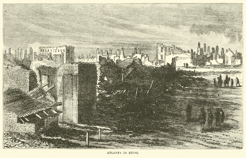 Atlanta em ruínas, novembro de 1864 de American School