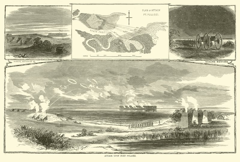 Ataque contra Fort Pulaski, abril de 1863 de American School