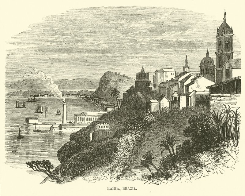 Bahia, Brasil, julho de 1862 de American School