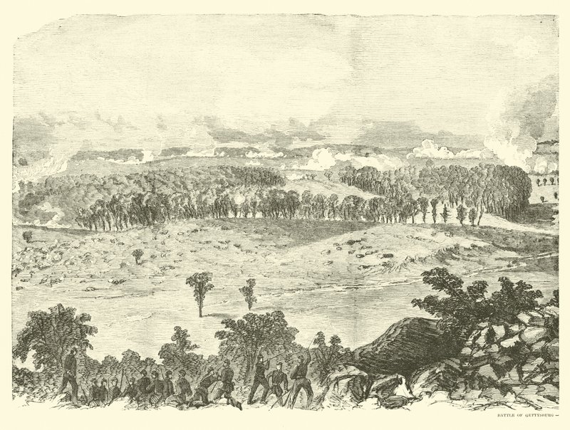 Batalha de Gettysburg, Cimeira de Little Round Top, 2 de julho de 1863 de American School