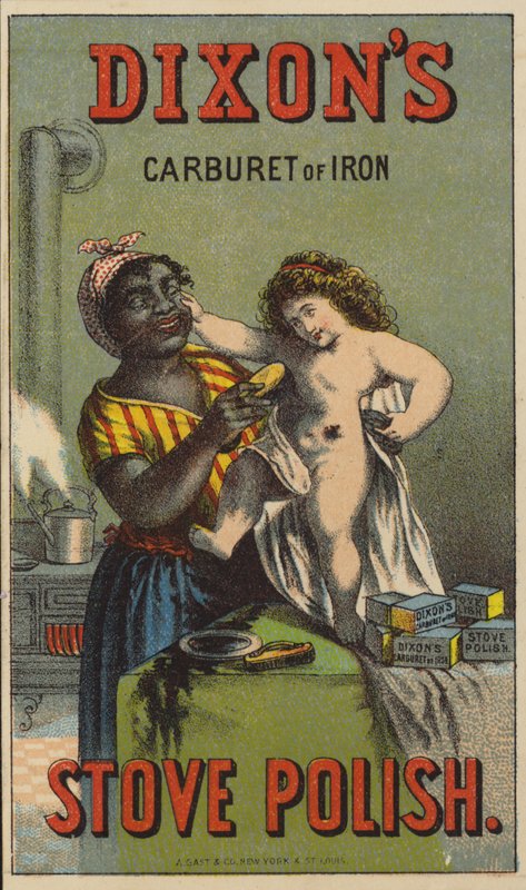 Mulher Negra criança polidora de American School