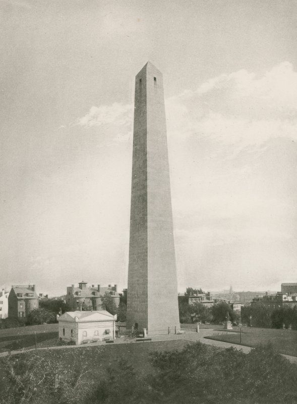 Monumento a Bunker Hill (fotogravura) de American School