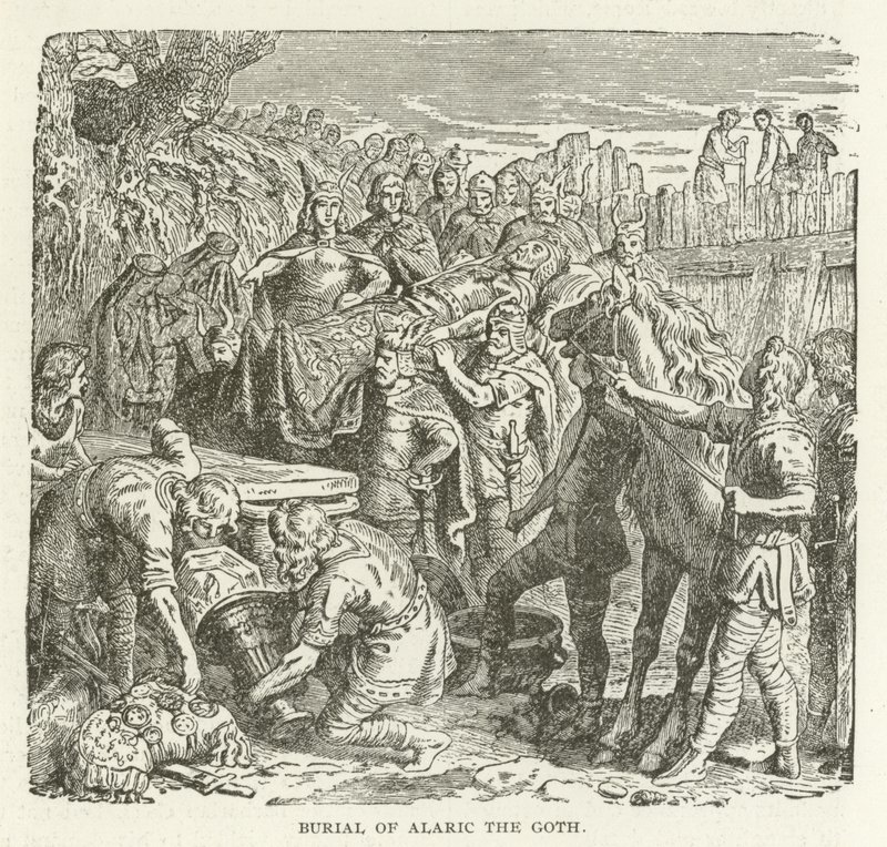 Enterro de Alaric o gótico de American School