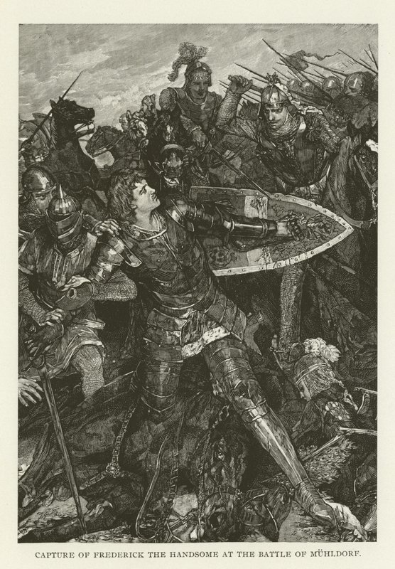 Captura de Frederico, o Belo na Batalha de Muhldorf de American School