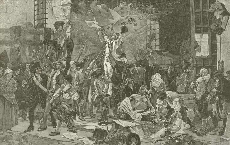Captura da Bastilha, pintado por Francois Flameng de American School