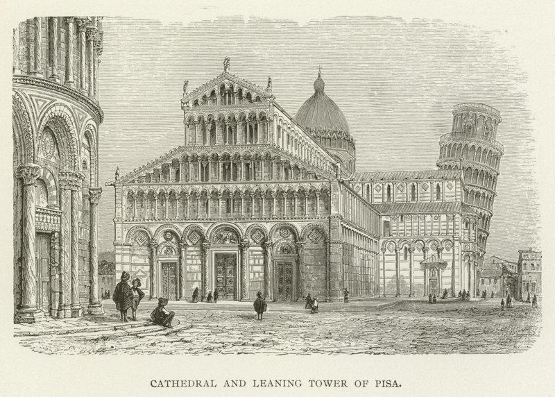 Catedral e torre inclinada de Pisa de American School