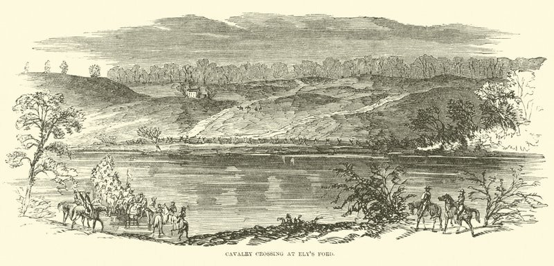 Passagem de cavalaria em Elys Ford, de janeiro a abril de 1863 de American School
