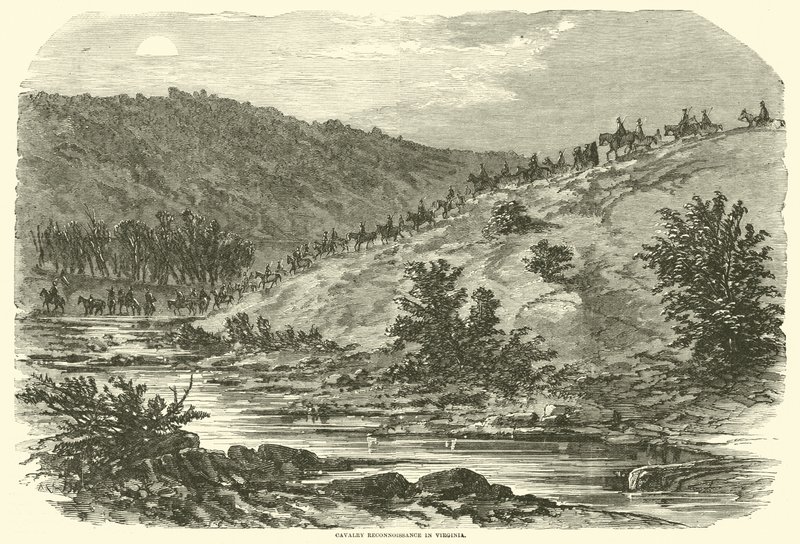 Reconhecimento de cavalaria na Virgínia, setembro de 1862 de American School