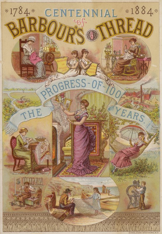 Centenário do Barbours Thread, 1784 - 1884 de American School