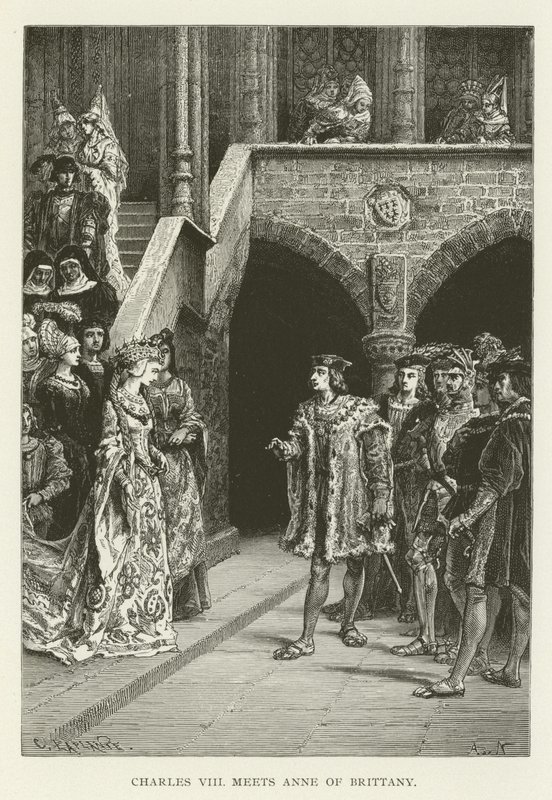 Carlos VIII conhece Ana da Bretanha de American School