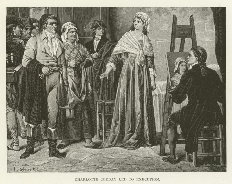 Charlotte Corday levou à execução de American School