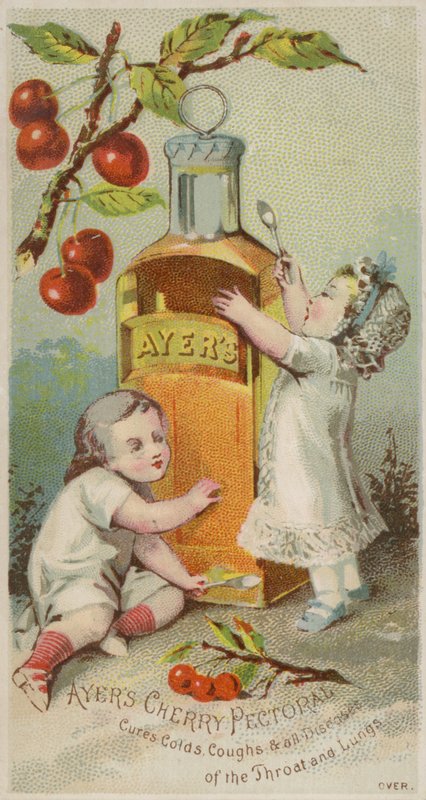 Crianças, olhar, medicina, garrafa de American School