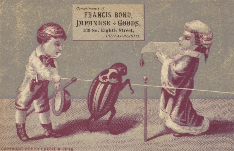 Crianças, tocando, com, gigante, besouro de American School