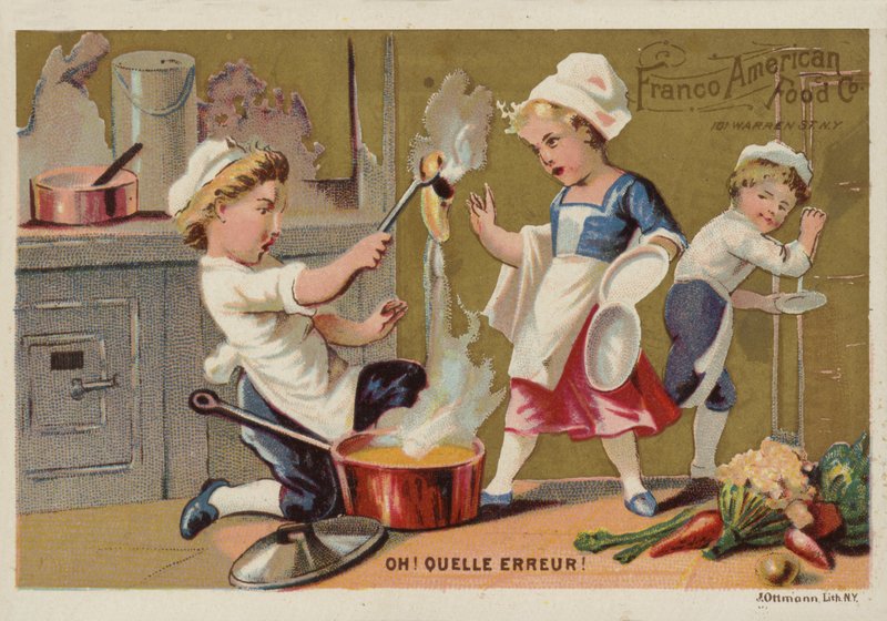 Cozinheiros estragar o jantar na cozinha! de American School