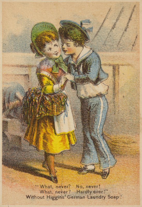 Casal de cortejo no mar de American School