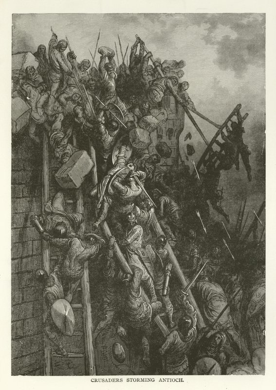 Cruzados atacando Antioquia de American School