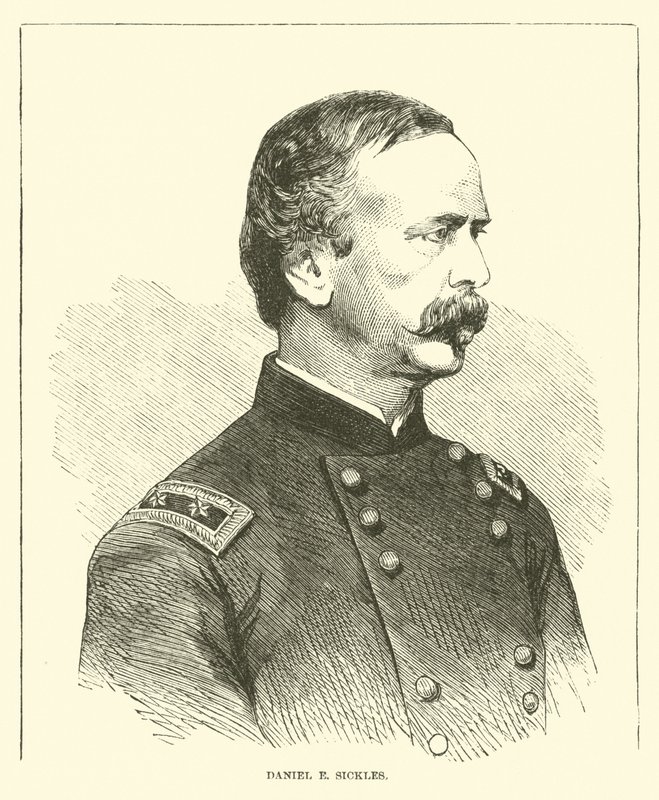 Daniel E Sickles, maio de 1863 de American School