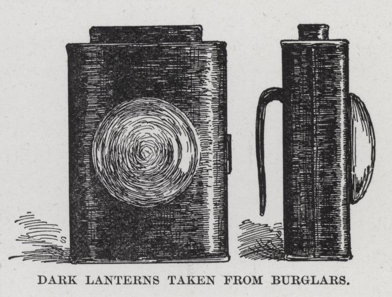 Lanternas Negras tiradas dos assaltantes (litho) de American School