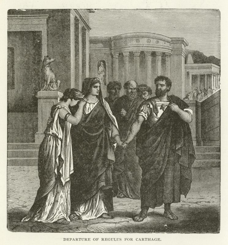 Partida de Regulus para Cartago de American School
