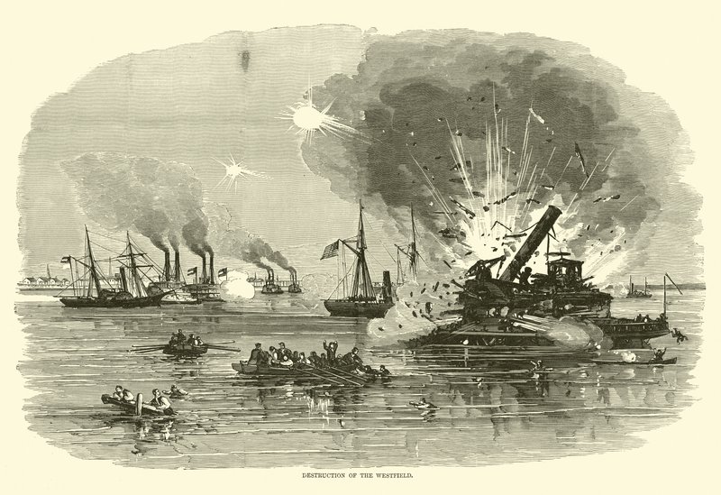 Destruição do Westfield, janeiro de 1863 de American School