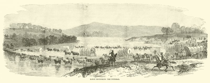 Recomeçando o Potomac em julho de 1864 de American School