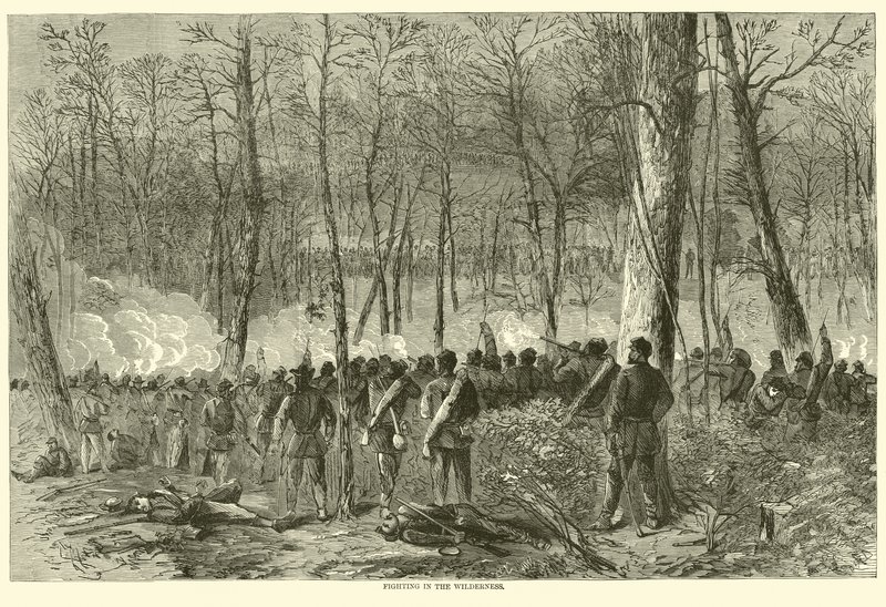 Lutando no Deserto, maio de 1864 de American School