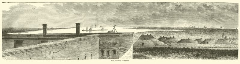 Fort Jackson, Savannah, dezembro de 1864 de American School